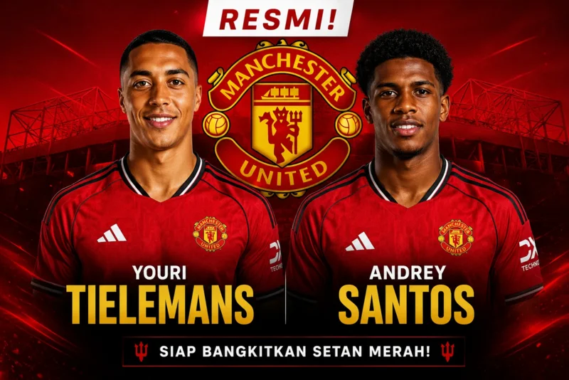Youri Tielemans dan Andrey Santos Siap Bangkitkan Setan Merah.webp